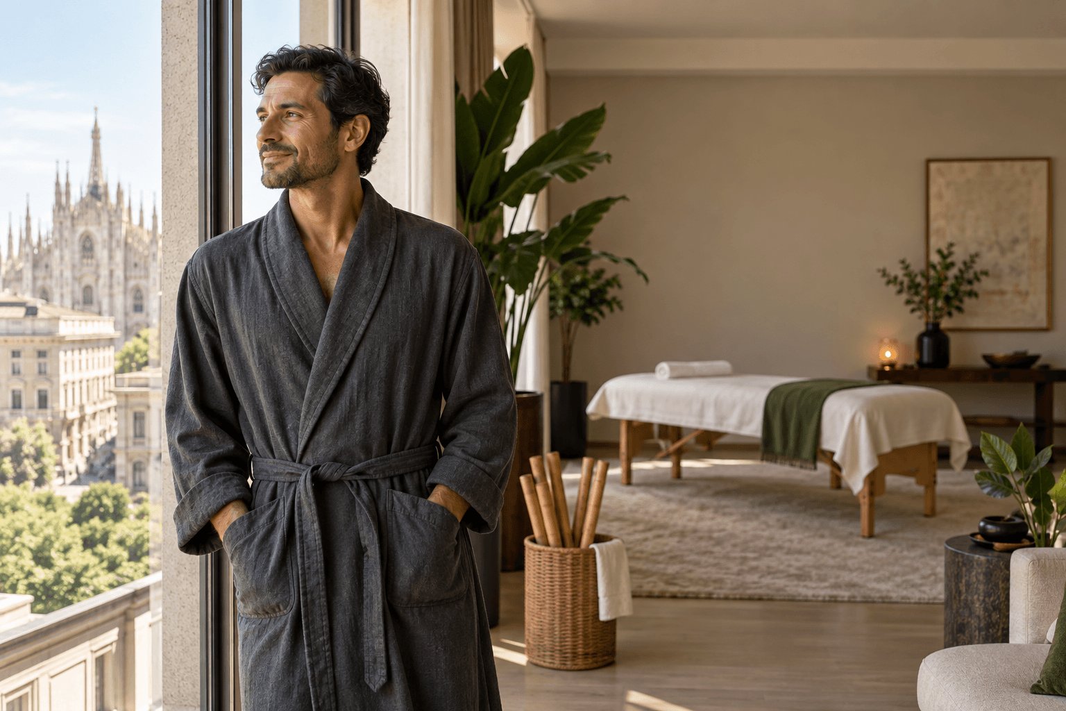 Cliente soddisfatto dopo un Bambù Massage a Milano